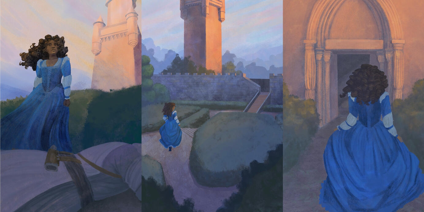 “Under the priory of the orange tree” book illustrations